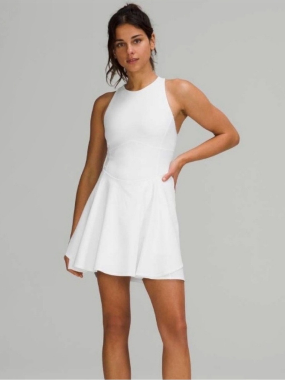 Lululemon Court Crush White Tennis Dress Size 8